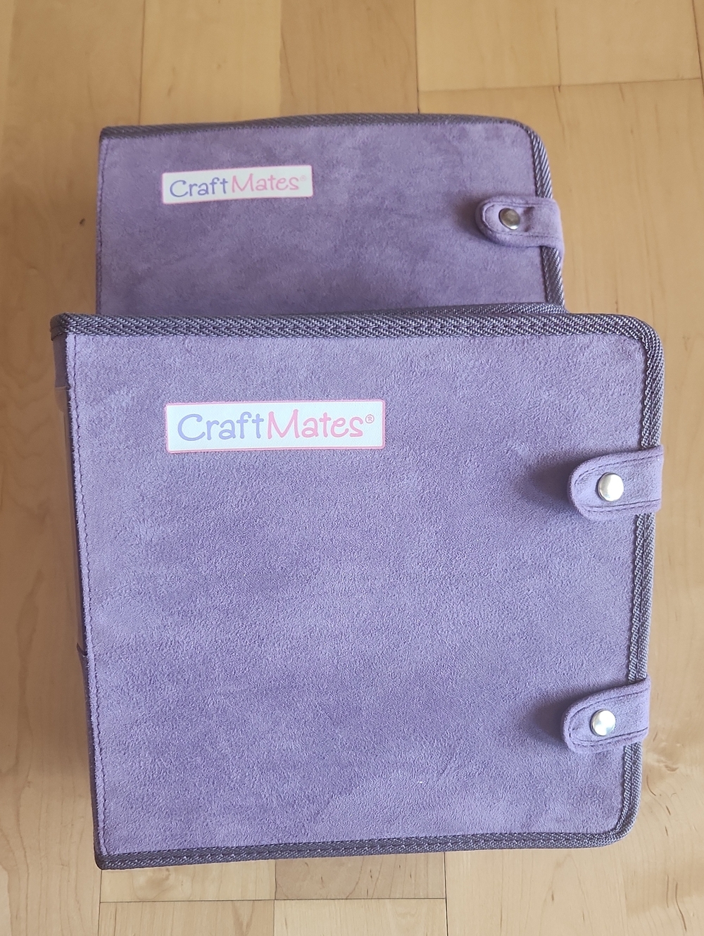2 Craft Mates storage organizing cases
